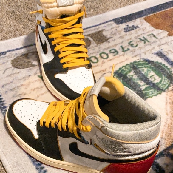 Union Los Angeles Black Toe Jordan 1 @404-637-5593 - Picture 2 of 5